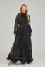 Delphine - Black Noir Maxi Dress