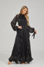 Delphine - Black Noir Maxi Dress
