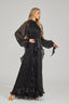 Delphine - Black Noir Maxi Dress