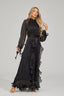 Delphine - Black Noir Maxi Dress