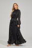 Delphine - Black Noir Maxi Dress