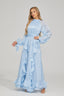 Delphine - Blue Noir Maxi Dress