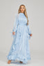 Delphine - Blue Noir Maxi Dress
