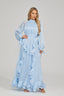 Delphine - Blue Noir Maxi Dress