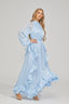 Delphine - Blue Noir Maxi Dress