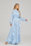 Delphine - Blue Noir Maxi Dress