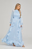 Delphine - Blue Noir Maxi Dress