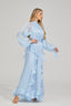 Delphine - Blue Noir Maxi Dress