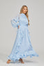 Delphine - Blue Noir Maxi Dress