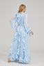 Delphine - Blue Noir Maxi Dress