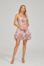 Demi - Pleated Ruffle Mini Dress