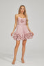 Demi - Pleated Ruffle Mini Dress