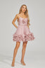 Demi - Pleated Ruffle Mini Dress