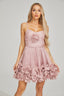 Demi - Pleated Ruffle Mini Dress