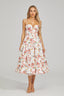 Adina - Rose Garden Midi Dress