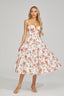 Adina - Rose Garden Midi Dress