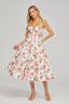 Adina - Rose Garden Midi Dress