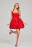 Esmee - Scarlet Whirl Halter Dress