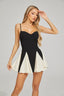 Elise - Pleated Flare Mini Dress