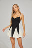 Elise - Pleated Flare Mini Dress