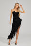 Kiara - Black Sequin Maxi Dress