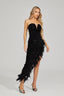 Kiara - Black Sequin Maxi Dress