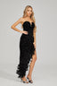 Kiara - Black Sequin Maxi Dress