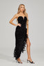 Kiara - Black Sequin Maxi Dress