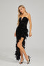 Kiara - Black Sequin Maxi Dress