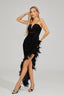 Kiara - Black Sequin Maxi Dress