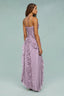 Nevina - Purple Frill Maxi Dress