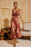 Coastline - Satin Midi Dress