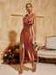 Coastline - Satin Midi Dress