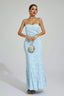 Cressida - Lace-up Maxi Dress