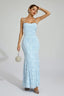 Cressida - Lace-up Maxi Dress