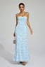 Cesca - Lace-up Maxi Dress