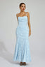 Cressida - Lace-up Maxi Dress