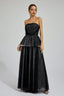 Kim - Black Mesh Maxi Dress