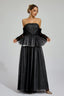 Kim - Black Mesh Maxi Dress