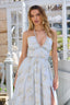 Castor - Blue Floral Maxi Dress