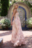 Castor - Pink Floral Maxi Dress