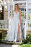 Castor - Blue Floral Maxi Dress