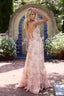 Castor - Pink Floral Maxi Dress