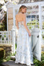 Castor - Blue Floral Maxi Dress