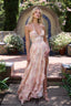 Castor - Pink Floral Maxi Dress