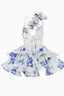 Marya - Blue Flower Mini Dress