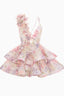 Marya - Pink Flower Mini Dress