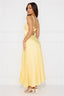 Lucy | Pleated V-Neck Maxi Dress