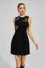 Salma - Black Butterflies Mini Dress