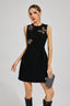 Salma - Black Butterflies Mini Dress